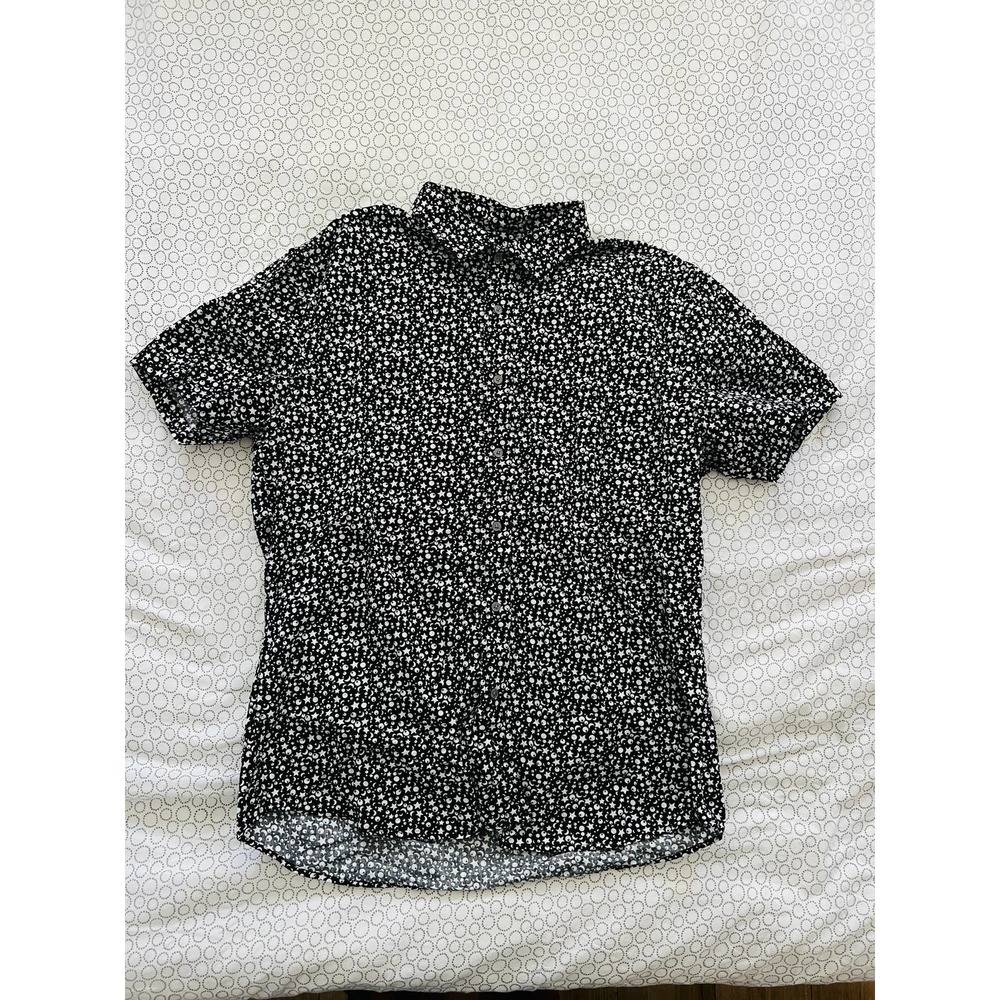 Slate & Stone sz XL black and white celestial shirt NWOT